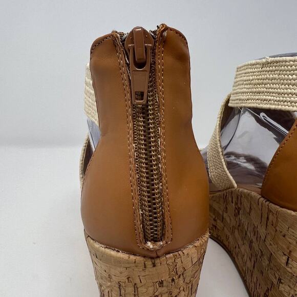 Steve Madden Elwyn Women's Cork Wedge Sandals - Picture 8 of 13